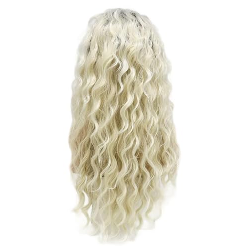 Perruque longue blonde idéale pour vos soirées festives et sublimer votre look quotidien style bouclé