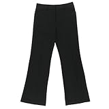 Amy Byer Girls Size 7-16 School Uniform With Stretch Pants, New Black, 14 US