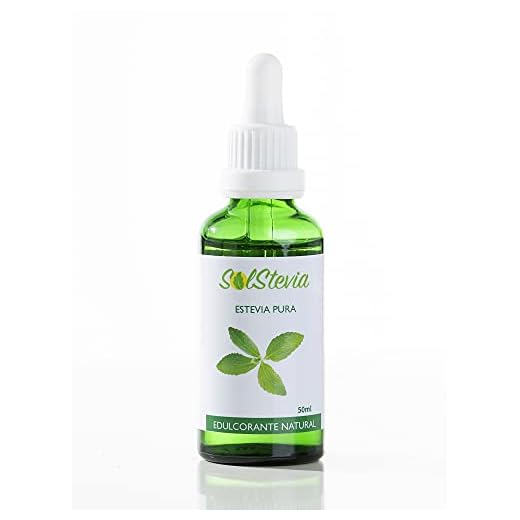 Solstevia Stevia líquida pura 100 natural Amargor extraído de forma natural de la planta estevia Vegano y no OGM Edulcorante natural, sustituto del azúcar Sin calorías
