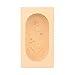 Hofmeister Holzwaren Stampo Burro, Quadrato, 14x7,6x4,3 cm per 125 g con Motivo (Fiore E)