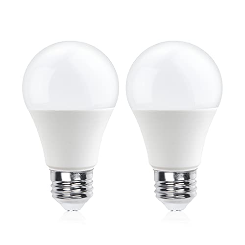 Luxvista 13W E27 Daylight Bulbs Screw LED Bulbs Warm White 3000K Full Spectrum A60 E27 Sad Light Therapy Bulb Imitating Sunlight for Improve Moods and Treat Depression, Non-Dimmable, 2-Pack