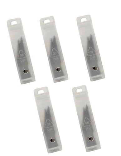 Kabeer Art Replacement Hobby Blade - 5 Pack -Carbon Steel Made Craft Blades 25 pcs