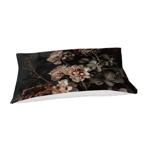Housse de couette fleurs imprimé 3D pour chambre de garçon