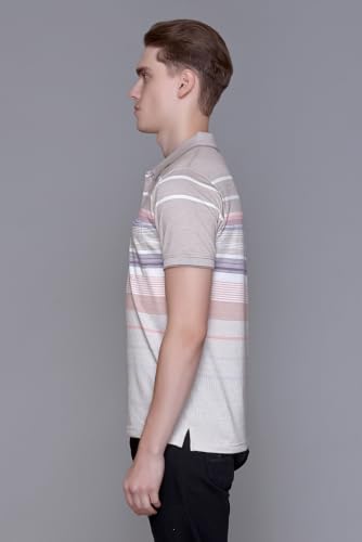 Image of SANE ORIGINALS Polo T-Shirt for Men with Pocket || Striped Polo for Men