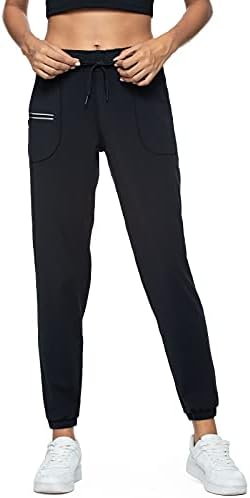 Haowind Joggers for Women with Pockets Elastic Waist Workout Sport Gym Pants Comfy Lounge Yoga Running Pants