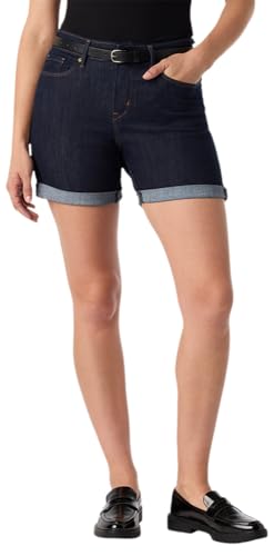 Levi Strauss Signature Gold Women's Mid Rise 5" Shorts (Available in Plus), (New) Island Rinse, 2 - image 1