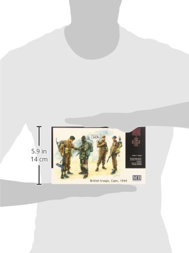 Master Box British Troops Caen 1944 (4) Figura Modelo Escala 1:35 miniatura 2