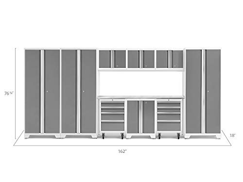 Image of NewAge Products Bold Series Red 10 Piece Set, Garage Cabinets, 50613