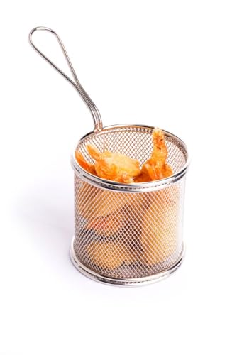 Panier à frites miniature HENDI en acier pour finger food et tapas