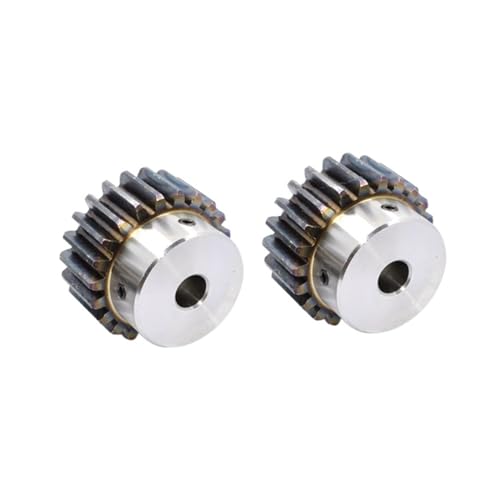 Bevel Gear Pinion Hardware Mechanical 1.5M Spur Gear Pinion Model 1.5 15T-28T Motor Gear with Step OD 21mm-45mm Carbon Steel Bore 10mm(24 Teeth)