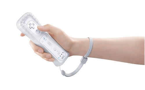 Remote Controller+silicon Case for Nintendo WII White