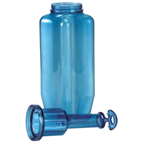San Jamar Rapi-Kool Plastic Rapid Cooling Commercial Food Paddle with Hang Tag for Restaurants, Kitchens, 128 Ounces, Blue Cover
