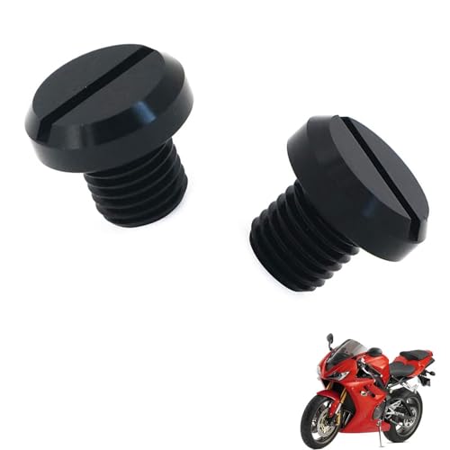 generisch 2PCS motorrad spiegel stopfen kompatibel mit Triumph Daytona 675,Motorcycle rearview mirror blind plug tuning zubehör