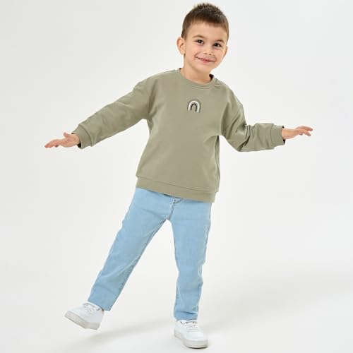 Organic Cotton Soft 0-5T Newborn Baby Toddler Outfits Sweatshirt for Boys and Girls Unisex Long Sleeve2