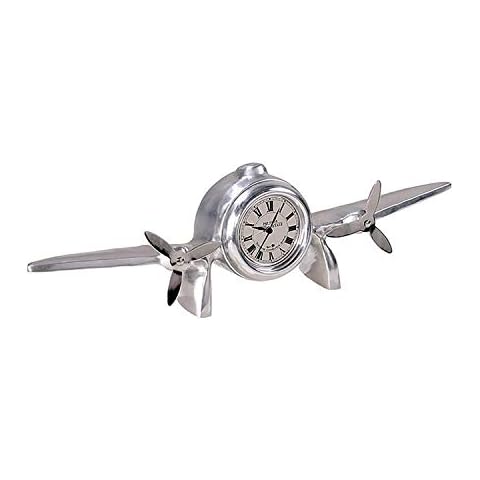 Authentic Models AP104 Flight Clock Art Deco Silver Cover