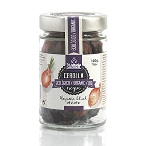 La Abuela Carmen - Cebolla Negra Ecológica | 120 g | Ideal para salsas, guisos, ensaladas o aderezos