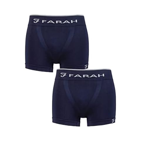 Farah Mens Seamless Trunks Pack of 2 Navy L Cover