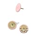 VAPKER 200 PCS Thumb Tacks Candy Pink Color Plastic Round Head Thumbtacks