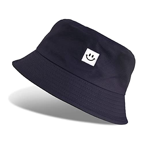 Voqeen Cappello Pescatore Pieghevole, Bucket Hat Cotone Protezione del Sole Cappello Cappello da...