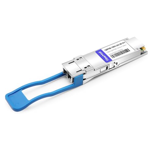 Image of 100G QSFP28 LR4 Optical Transceiver Module Compatible with Dell QSFP28-100G-LR4-20,100GBASE-LR4 QSFP28 1310nm LWDM4 20km LC SMF DOM