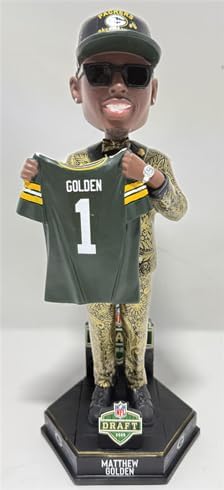 FOCO Matthew Golden (Green Bay Packers) 2025 NFL Draft Pick Bobblehead