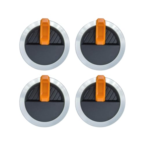 Orange Knob for Walmart Blackstone Griddle Control Knob for Most Expert Grill Propane Gas Grill 4-Pack