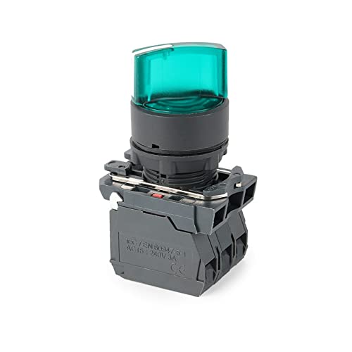 Interrupteur XB5-AK2365 anti-erreur de manipulation sélecteur rotatif LED 220V auto-bloquant