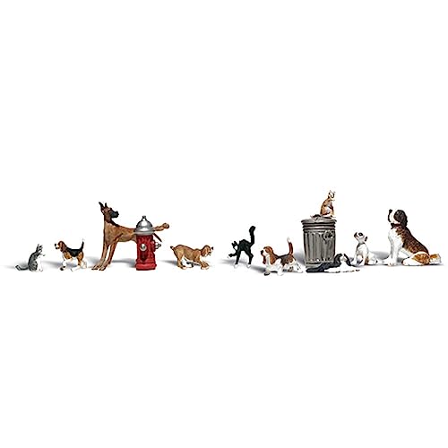 Woodland Scenics Dogs & Cats O Scale
