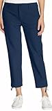 Eddie Bauer Capri Pants for Women with Side Zipprer Cargo Pocket - Women's Hiking Pants with Belt Loop - Ripstop Capri (Blue, 12)
