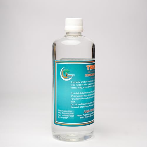 Image of Hydrogen Peroxide 3% Food Grade Cleaner for Household Cleaning, Hydroponics, Gardening & Farming Use (500 X 8 = 4000 ML)