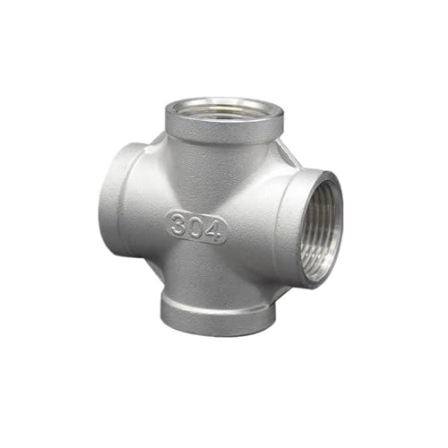 Cruz de 4 vías de 3/4" SS304 para solucionar fugas y ramificar agua con éxito 3