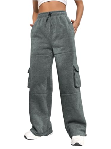 Pantalon large jogging femme pour rester au chaud en hiver
