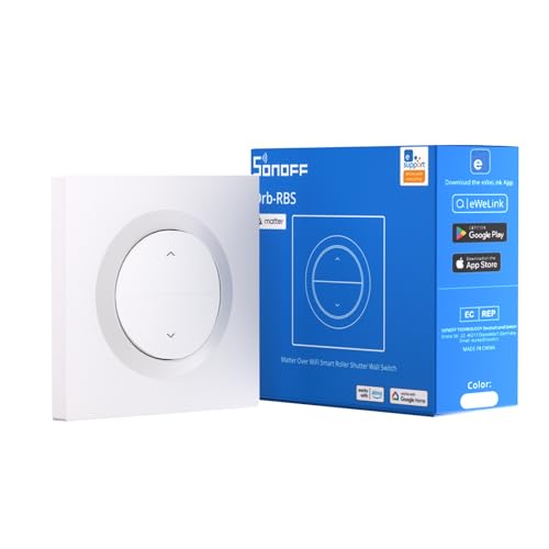 SONOFF Fusion Series Orb-RBS Matter Over WiFi Smart Rollladen-Wandschalter