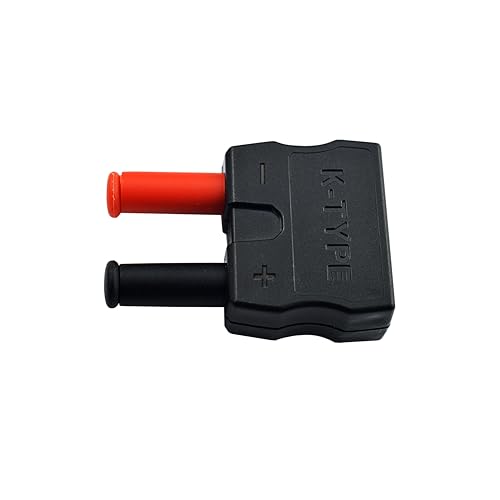 ZIBOO 69146 Banana Plug Adapter To K Type Thermocouple
