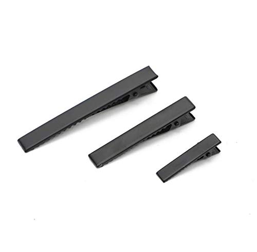 Pinza para el pelo de cocodrilo, 30 piezas de parte superior plana con dientes de una sola punta, pinzas de metal, accesorio para el cuidado del