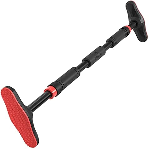 BeMaxx Klimmzugstange für Türrahmen ohne Schrauben/Bohren + Trainings-eBook - Profi Türreck Pull Up Dip Bar, gepolsterte Griffe | Klimmzug Stange zum Einhängen in Tür Zuhause Cover