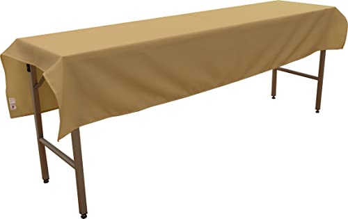 のれん工房 防炎 テーブルクロス 無地 イベント 展示会 説明会 110cm×200cm テーブルカバー 業務用 全14色 ベージュ 94647