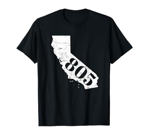 805 Area Code, San Luis, Obispo, Santa Barbara, Simi Valley T-Shirt