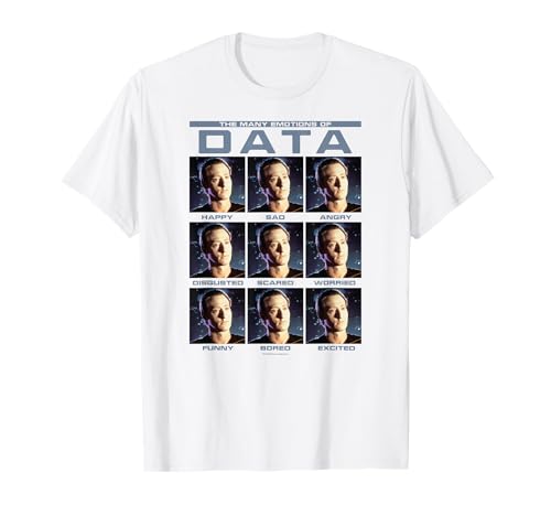 Star Trek Next Generation Emotions Of Data T-Shirt