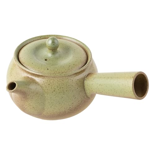 常滑焼 急須 里山 灰釉 330ml さわやか網 深蒸し茶 ほうじ茶 玄米茶用 日本製 箱入り tk023