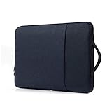【CONVENIENTE Y ROBUSTO】 La bolsa de hombro para computadora portátil tiene una forma ergonómica para la máxima comodidad. Nuestra bolsa para computadora portátil también es extremadamente duradera, repelente al agua y la suciedad.