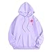 Pink Hoodie For Girls Meet Me At The Ocean Hoodies 2025 Cute Preepy Graphic Sweatshirts Kids Y2K Tops with Pockets Puff Sweatshirt Girl Boy PPP Pullover Top Fall Fashion Clothes