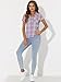 Allegra K Women's Plaid Shirts Cotton Short Sleeve Classic Button Down Western Shirt Medium Pastel Purple