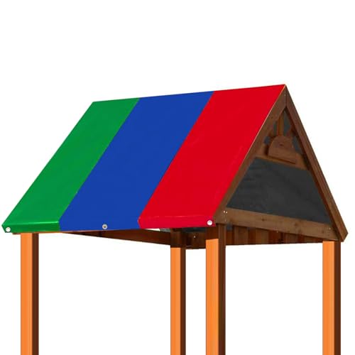 Hogvinnatil Cauva de sustitución del campo de juego, TARP de reemplazo de set swing | Cauva de techo de campo impermeable, 132 x 226 cm / 51,97 x 88,98 pulgadas, decoración de juego al aire libre