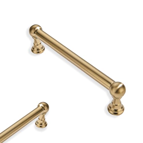 ZAUYX Brushed Brass Cabinet pulls