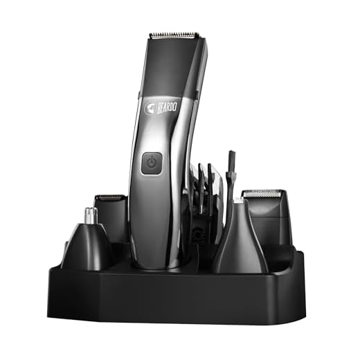 Beardo Chrome Beast All-in-1 Groomer Trimmer Set for Men