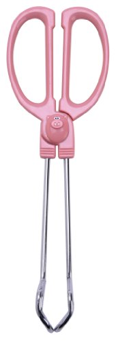 Joie MSC Oink Oink - Tenazas (25,4 cm), diseño de Cerdo, Color Rosa y Plateado