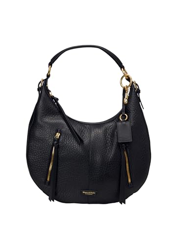 Sac bandoulière Philine Marc O'Polo en cuir noir au design épuré