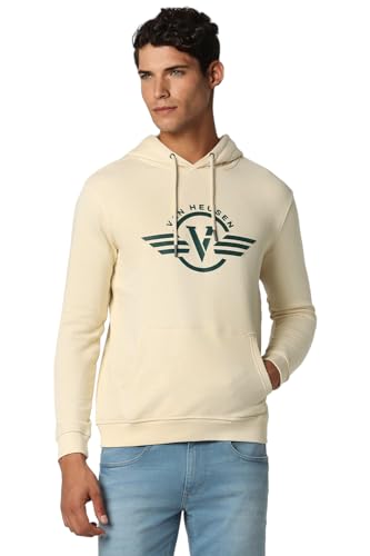 Image of Van Heusen Men Polycotton Hooded Neck Sweatshirt