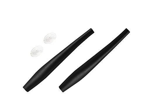 Glintbay Nosepads and Earsocks Rubber Kit for Oakley Crosshair 2.0 Sunglasses - Black